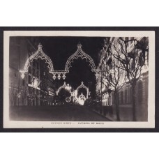 AVENIDA DE MAYO ANTIGUA TARJETA POSTAL